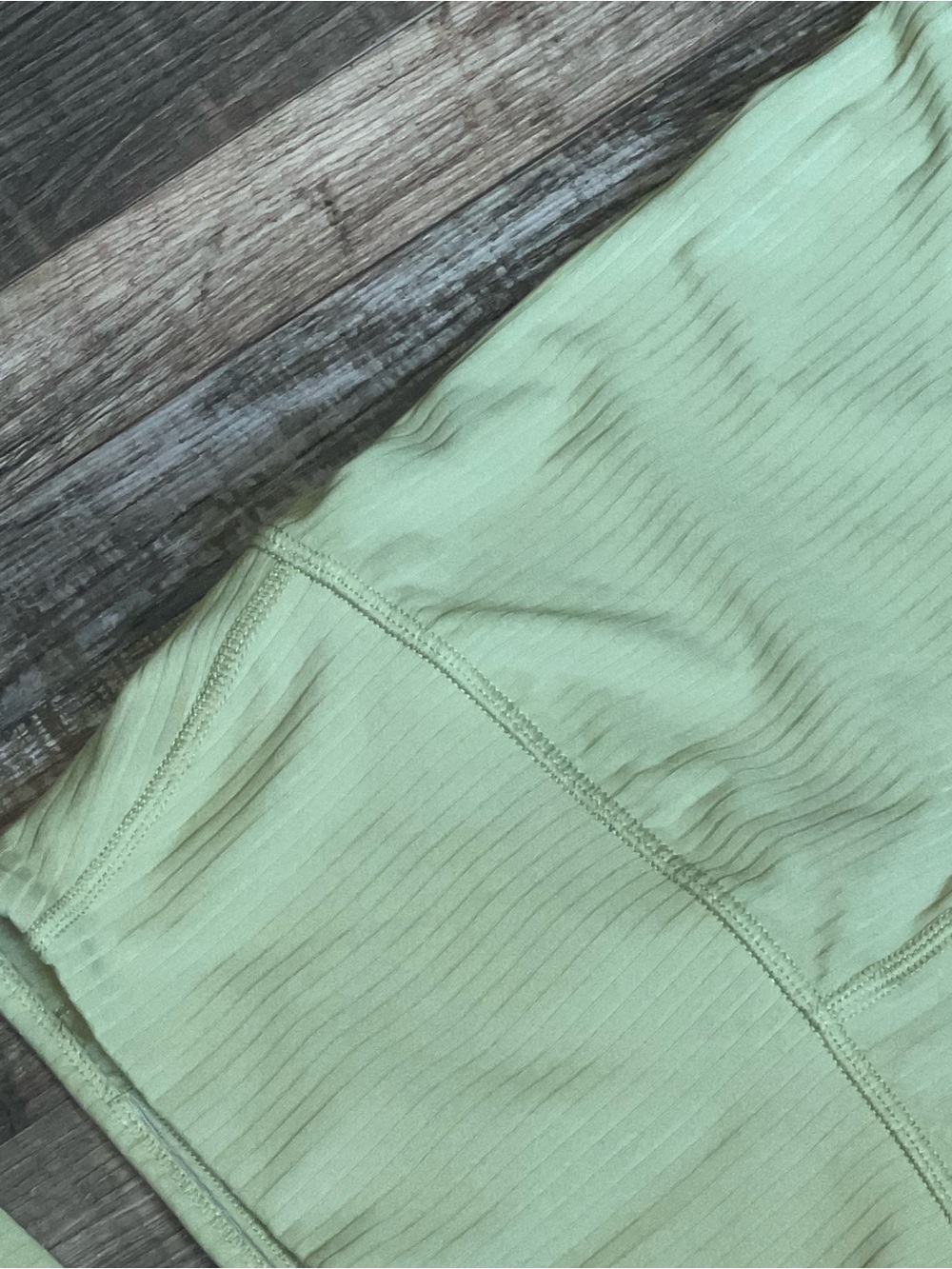 all in motion Light Green Ribbed Racerback Sports Bra & High-Waist Leggings - Picture 3 of 8